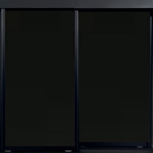 Black Glass Doors