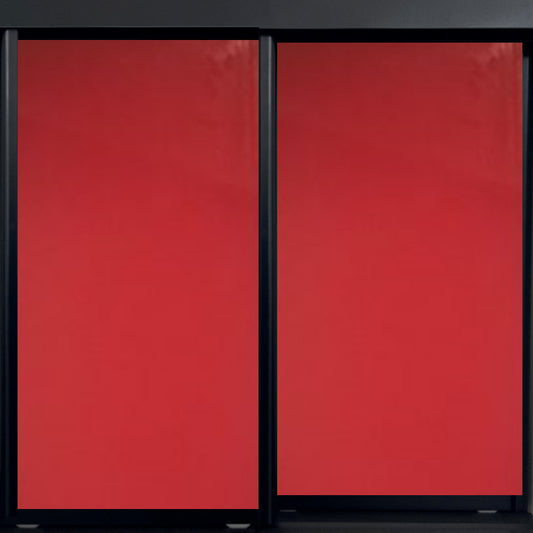 Red Glass Doors